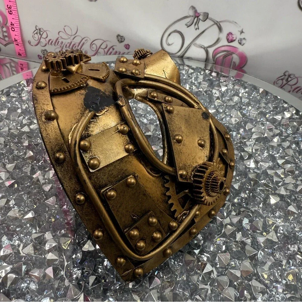 Face mask Gold Half Face Mask Halloween dress up